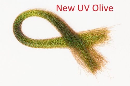 Veniard Krystal Flash Ultra Violet Uv Olive Fly Tying Materials